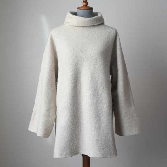 SOLD🥀 Lauren Manoogian Cashmere Funnel Pullover - Picture 6 of 13